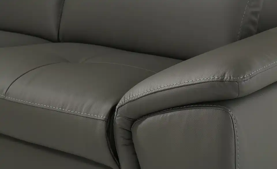 uno Leder-Ecksofa Danae klein, Detailansicht