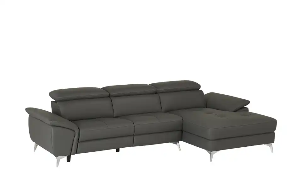 uno Leder-Ecksofa Danae klein, Perspektive
