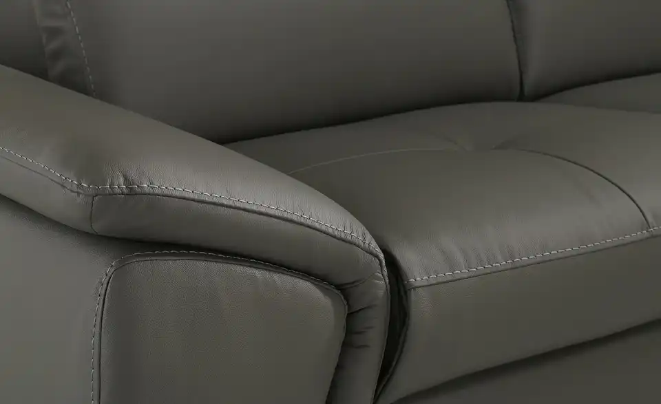 uno Leder-Ecksofa Danae klein, Detailansicht