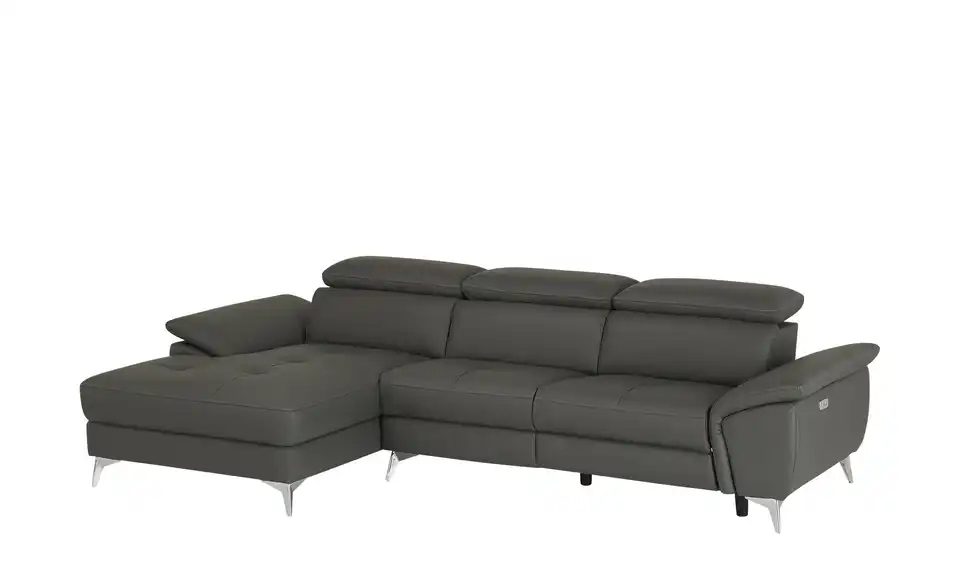 uno Leder-Ecksofa Danae klein, Perspektive