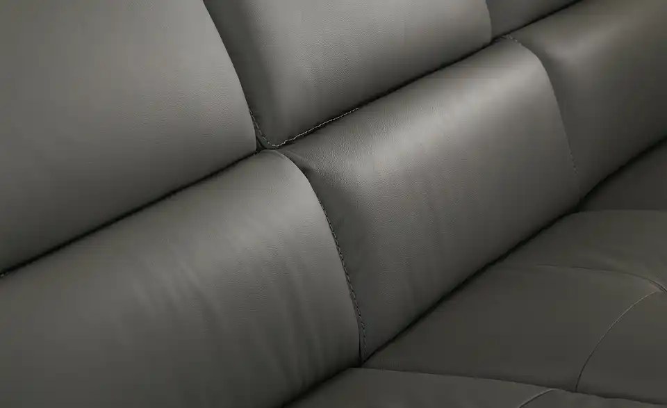 uno Leder-Ecksofa Danae klein, Detailansicht