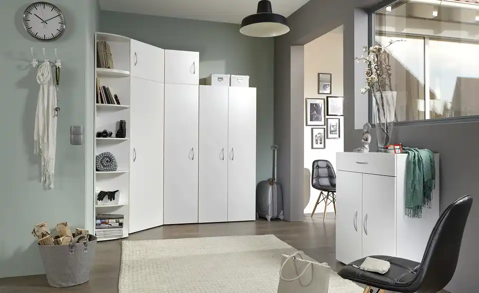 Aufsatz für Eckschrank, 1-türig Multiraumkonzept, in Wohnsituation