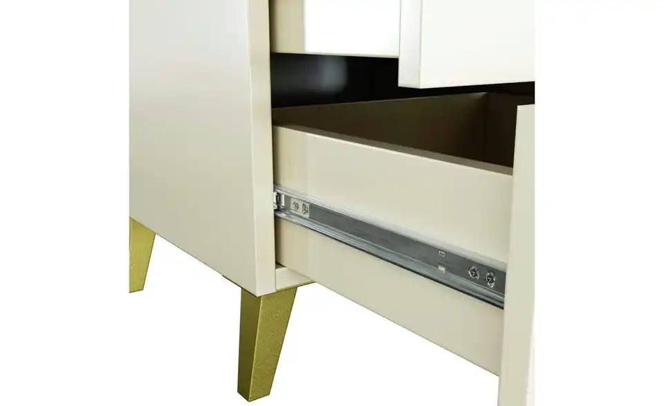 Nachttisch Lara mit 3 Schubladen, Detailansicht