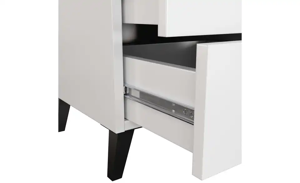 Nachttisch Luna mit 2 Schubladen, Detailansicht