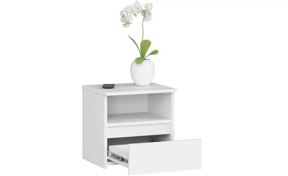 Nachttisch Carla, geöffnet