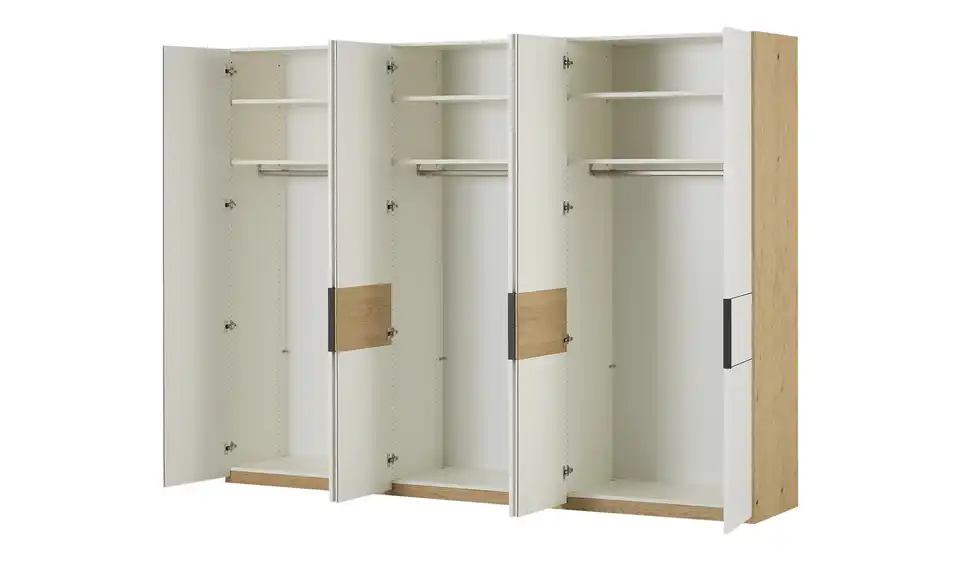 Musterring Drehtürenschrank 6-türig Madiva, geöffnet