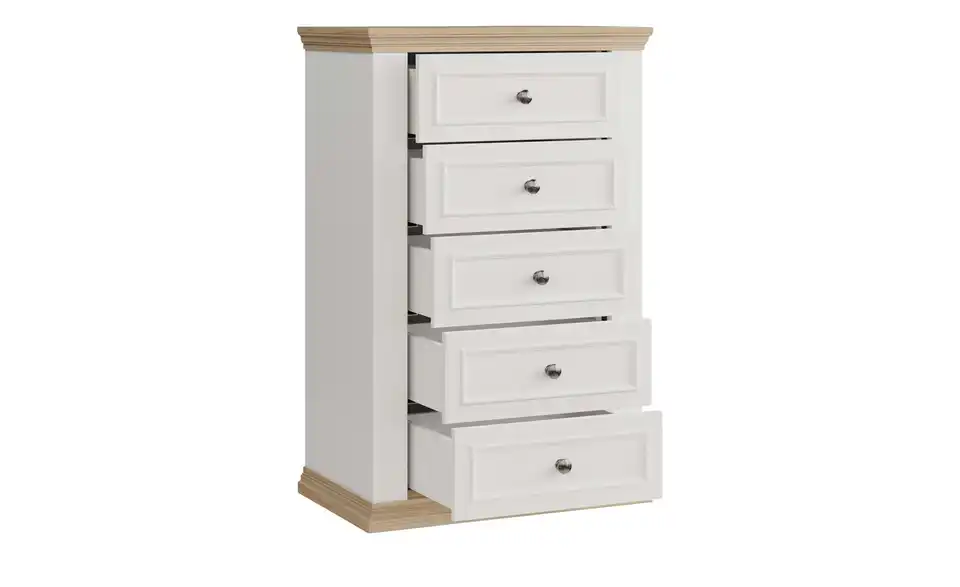 Schubkastenkommode Countryside mit 5 Schubladen, geöffnet