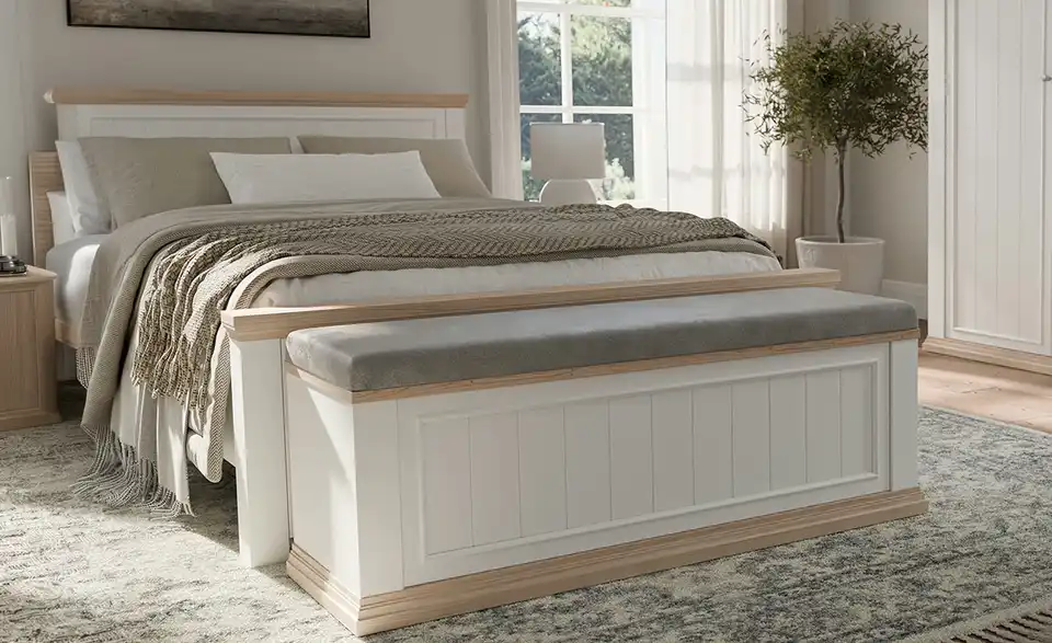 Bettbank Countryside mit Stauraum, in Wohnsituation