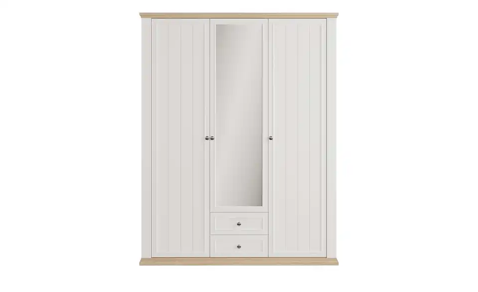 Drehtürenschrank Countryside mit Spiegel, Frontansicht