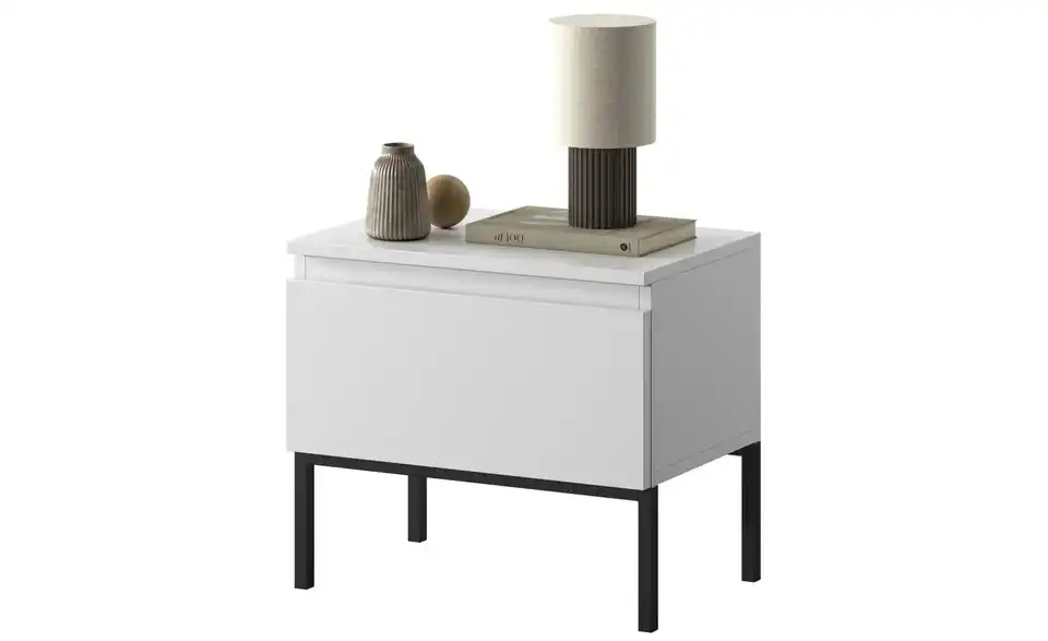 Selsey Nachtkommode Bemmi mit Kufengestell, in Wohnsituation