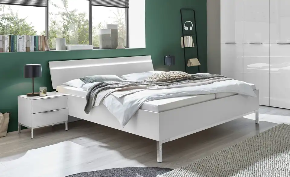 Nachtkommode mit 2 Schüben Vitreo Neo, in Wohnsituation