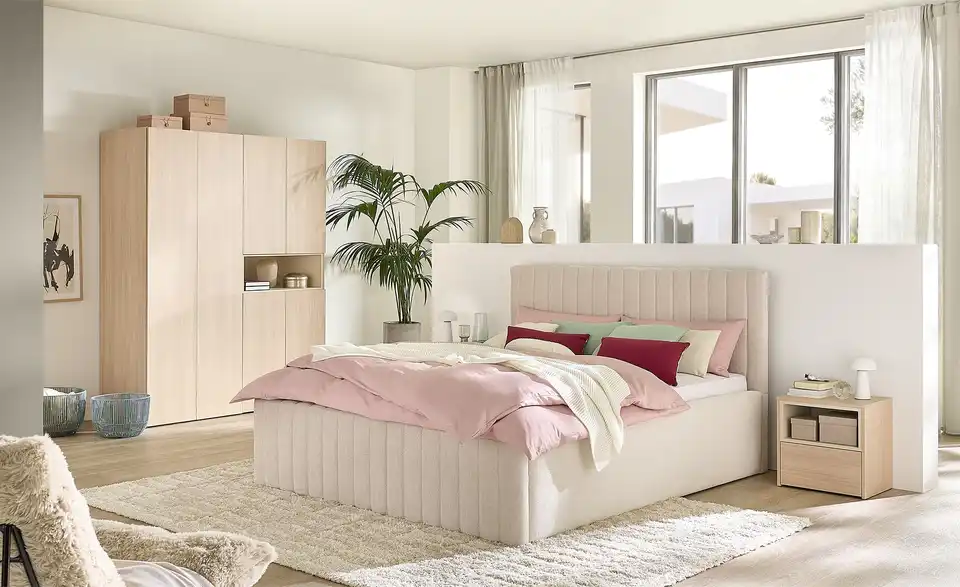Drehtürenschrank Villa mit Beleuchtung, in Wohnsituation