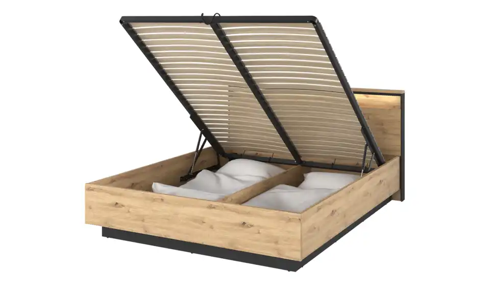 Doppelbett Quorn, geöffnet