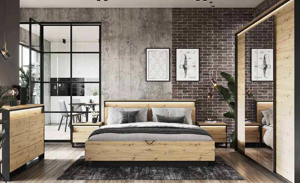Doppelbett Quorn, in Wohnsituation