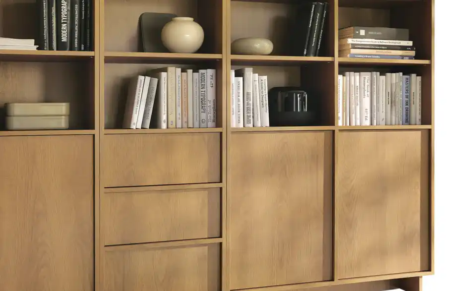 Höffner Selection Bücherregal Linea, Detailansicht
