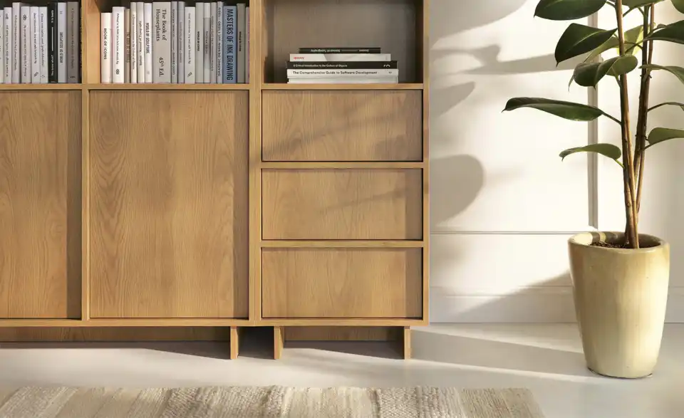 Höffner Selection Bücherregal Linea, Detailansicht