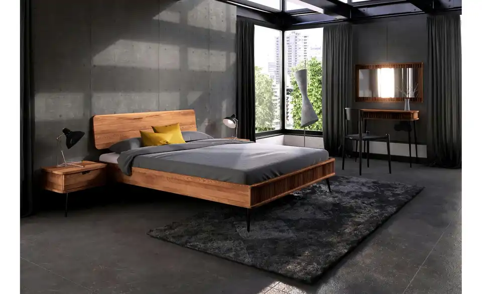 Massivholzbett Nico, in Wohnsituation