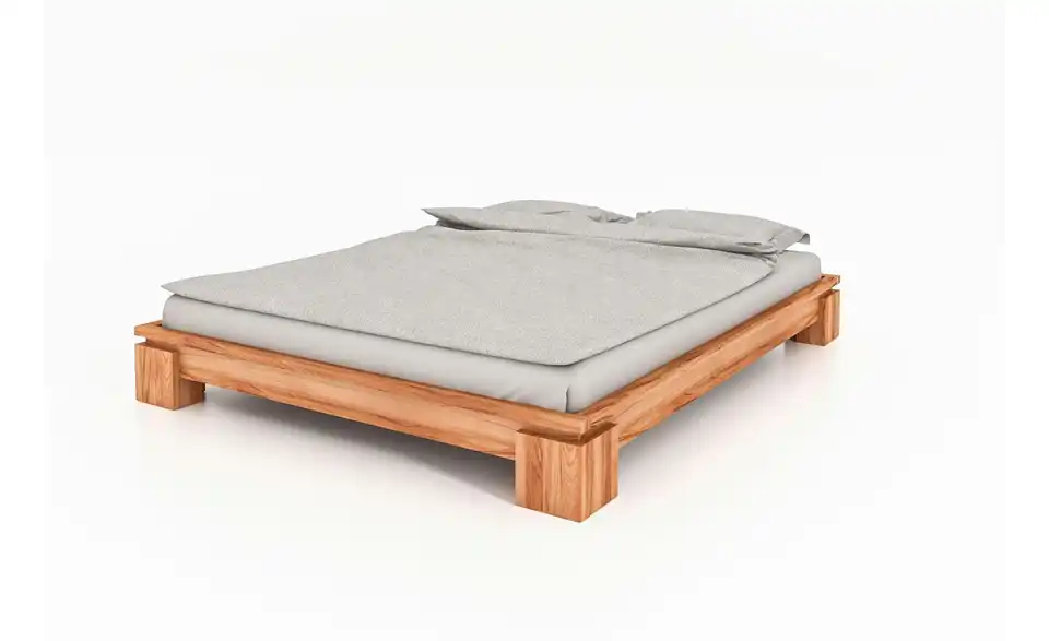 Massivholzbett Theo ohne Kopfteil, Perspektive