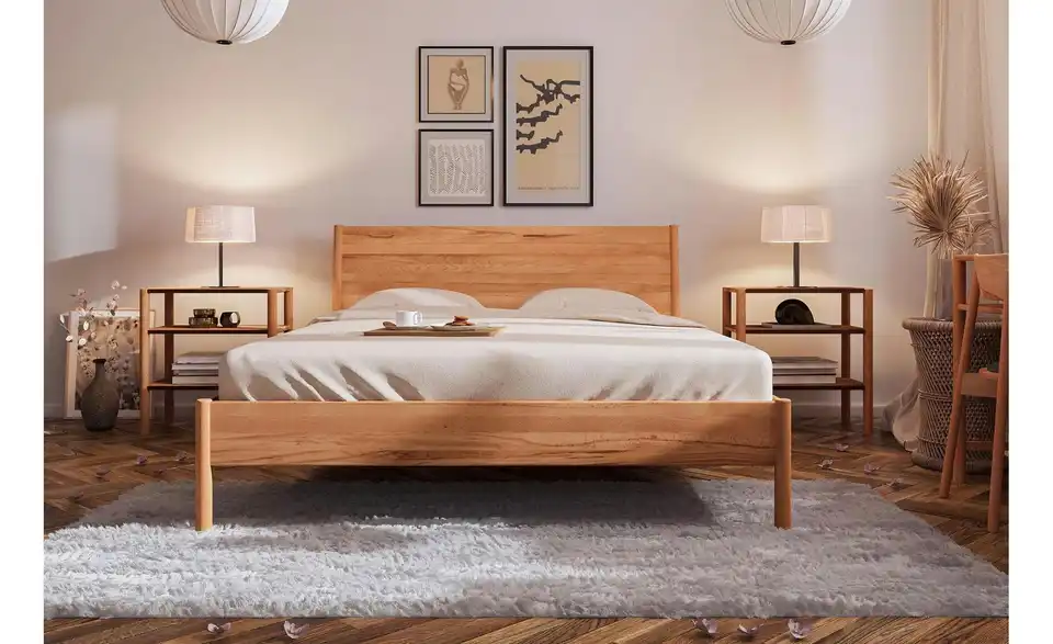 Massivholzbett Greta, in Wohnsituation