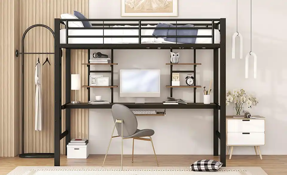 Hochbett, in Wohnsituation