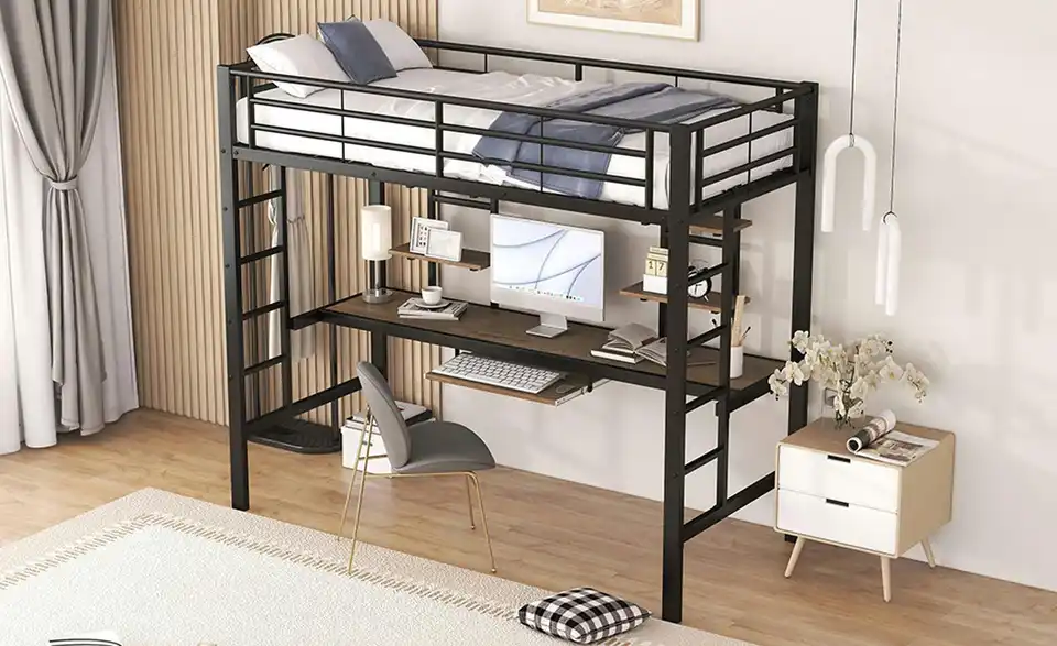 Hochbett, in Wohnsituation