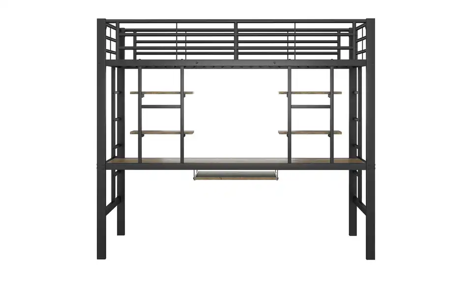 Hochbett, Rückansicht