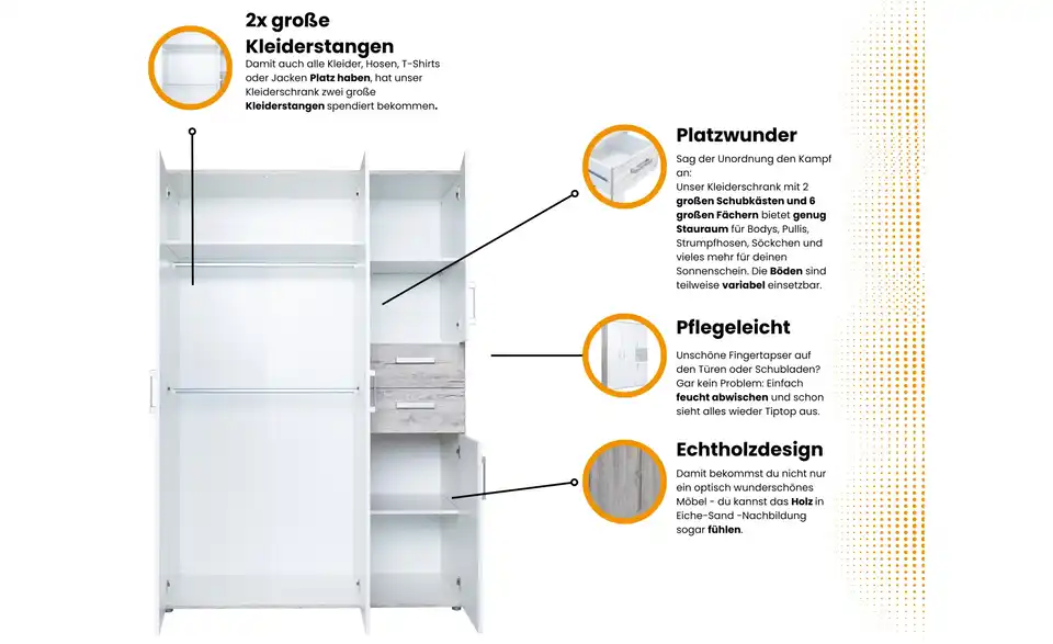 Kinderzimmer 4er-Set Bennet, Bild mit Text