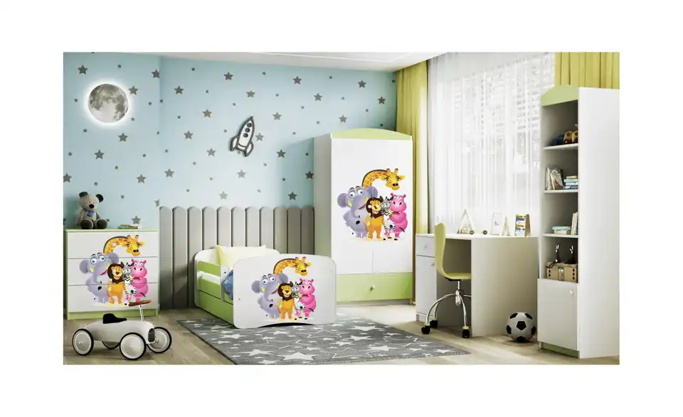 Bett Zoo, in Wohnsituation