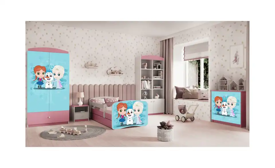 Bett Eiskönigin, in Wohnsituation