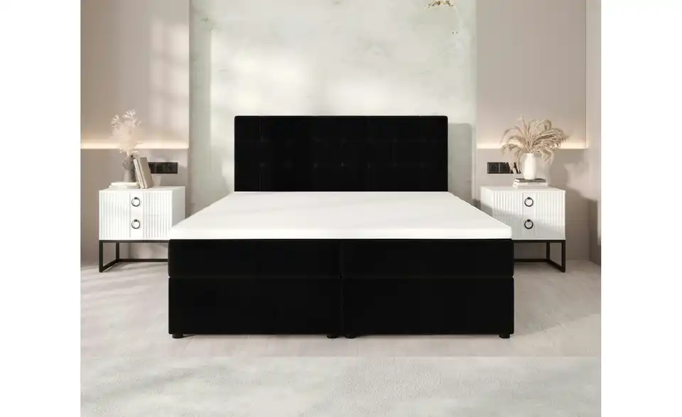 Boxbett Indu mit Stauraum, in Wohnsituation