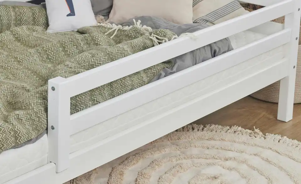 Hoppekids Juniorbett mit Rausfallschutz, Detailansicht