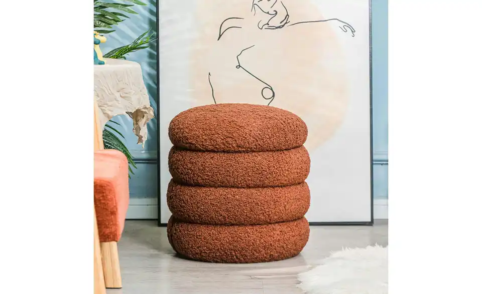 Pouf, in Wohnsituation