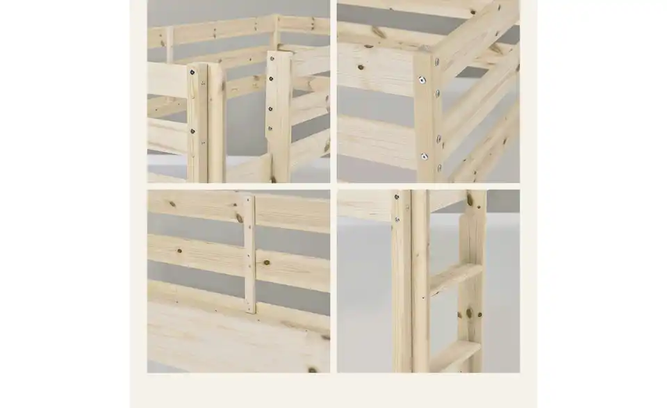 Hoppekids Halbhochbett, Detailansicht