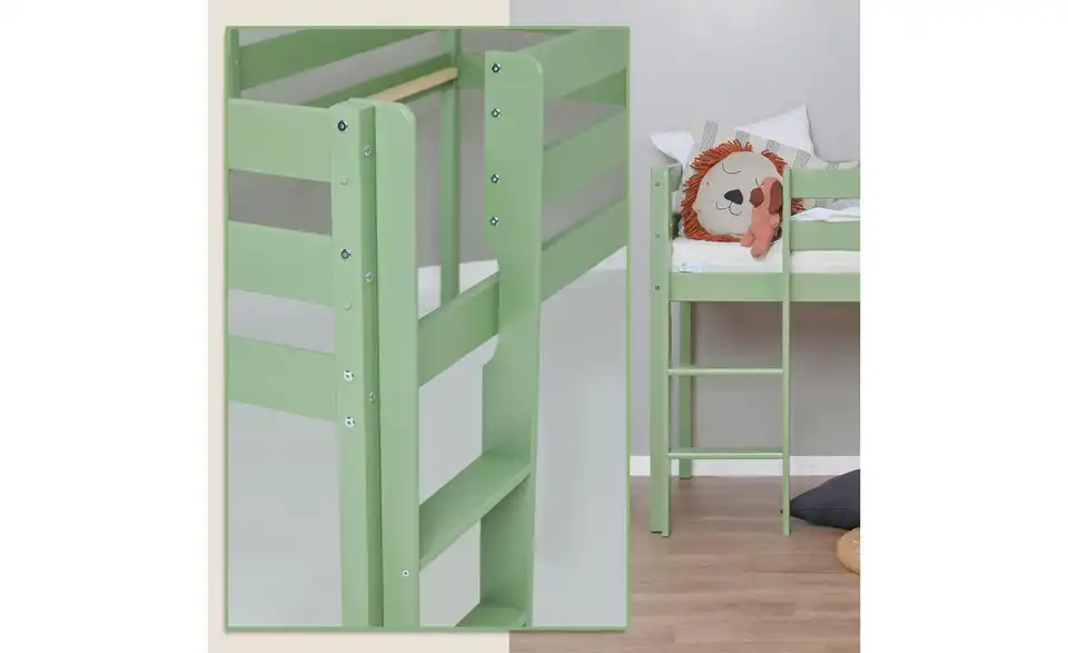 Hoppekids Halbhochbett, Detailansicht