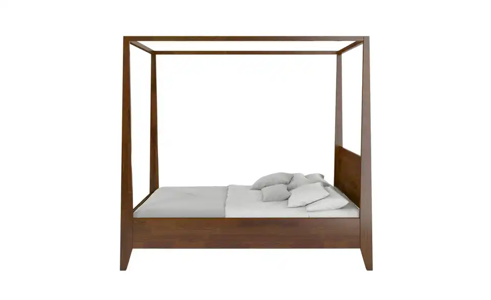 Himmelbett Canopy aus Massivholz, Profilansicht