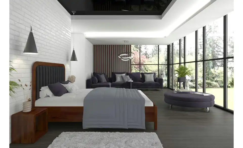 Massivholzbett Modena, in Wohnsituation