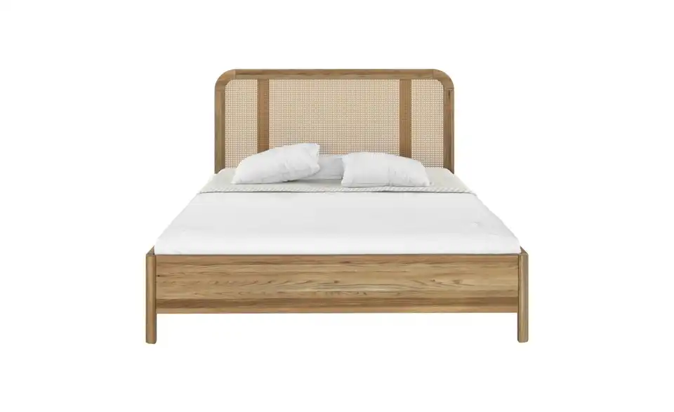 Massivholzbett Harmark Eiche San Remo, Frontansicht