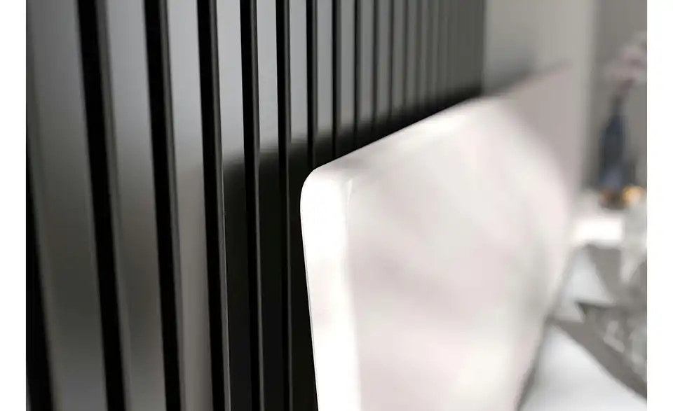 Massivholzbett Ammer in weiß, Detailansicht