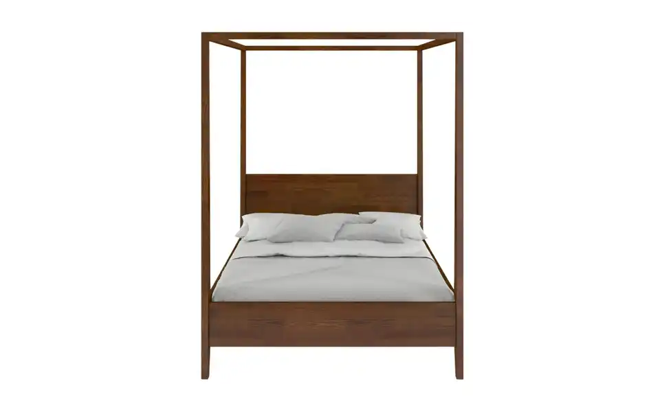 Himmelbett Canopy aus Massivholz, Frontansicht