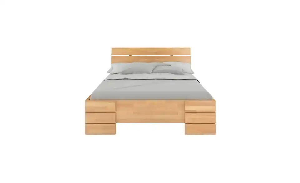 Massivholzbett Sandema Buche, Frontansicht