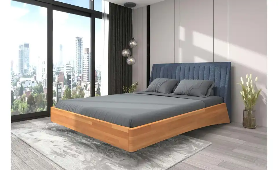 Massivholzbett Ulf Buche, in Wohnsituation