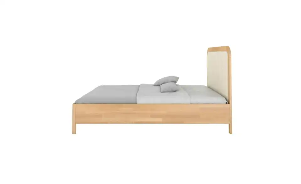 Massivholzbett Modena, Profilansicht