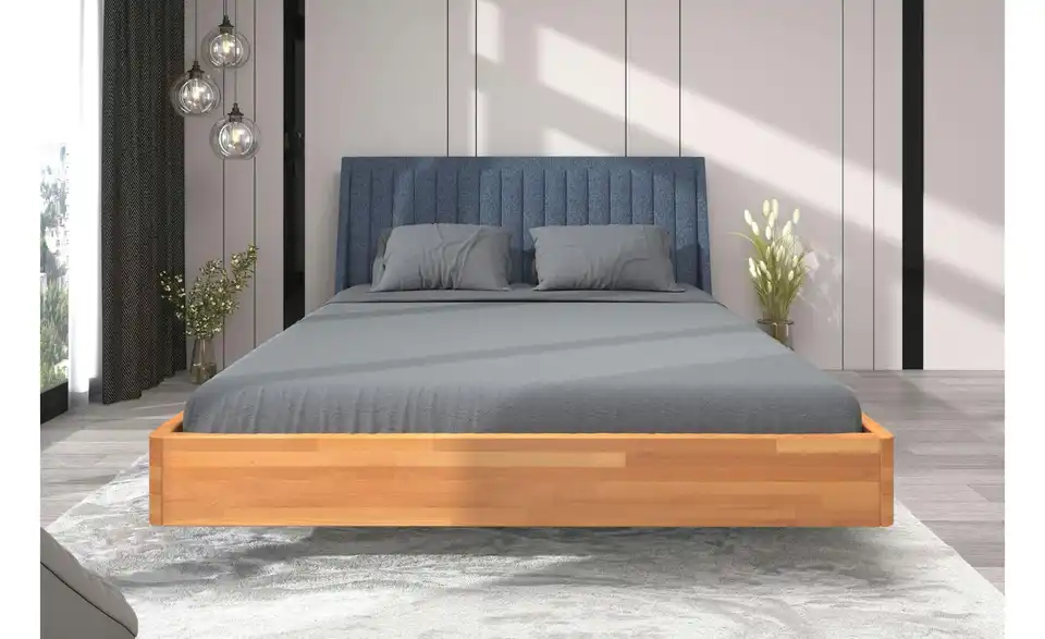 Massivholzbett Ulf Buche, in Wohnsituation