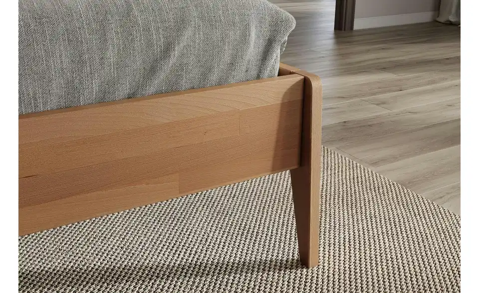 Massivholzbett Buche 180x200, Detailansicht