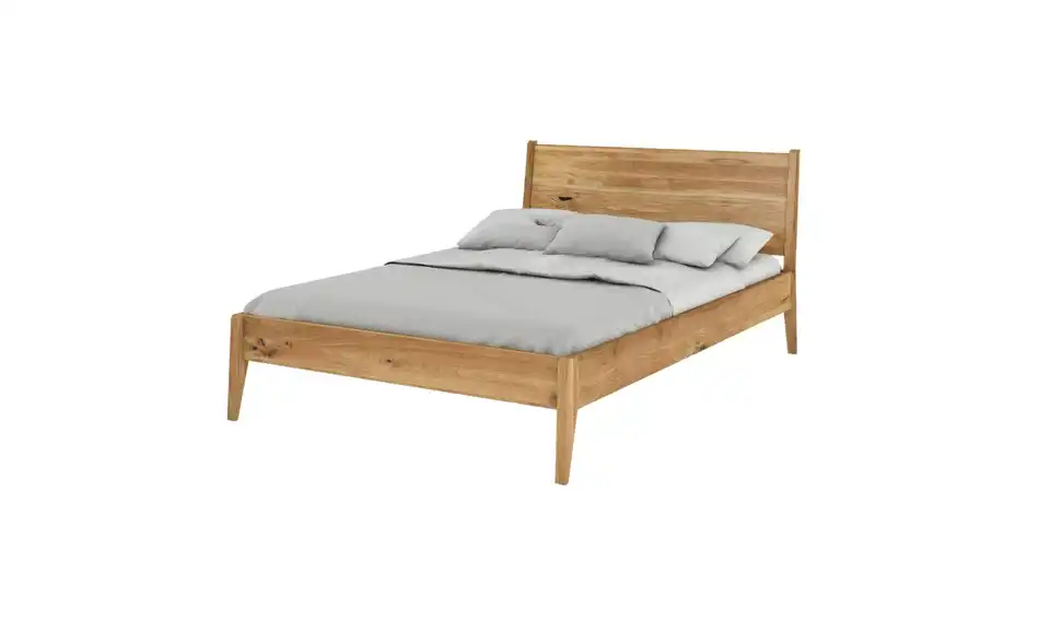 Massivholzbett Eiche 160x200, Perspektive