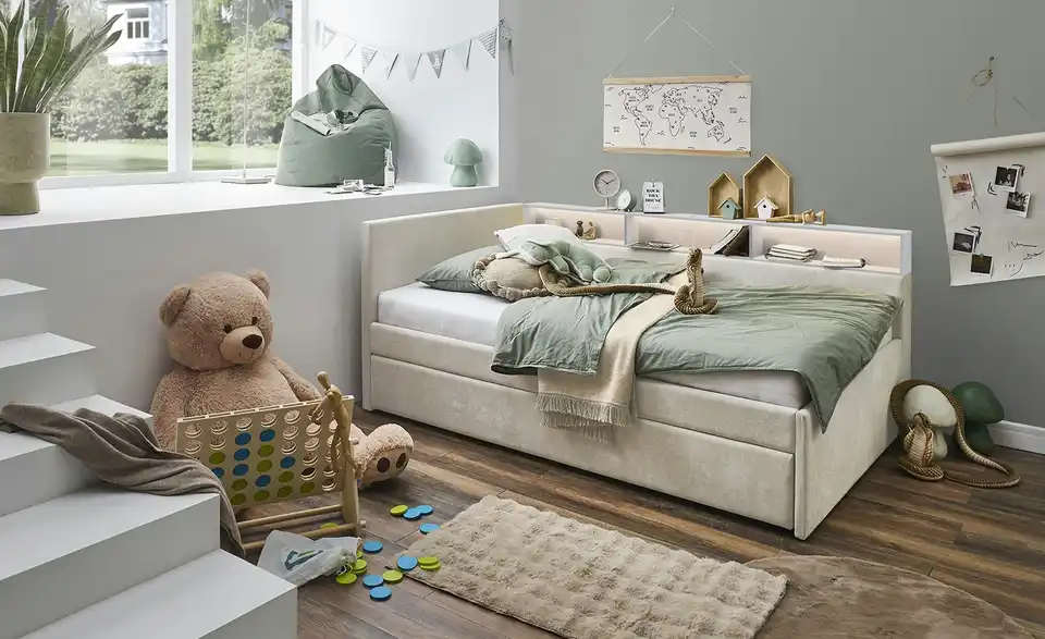 Polsterbett Uno, in Wohnsituation