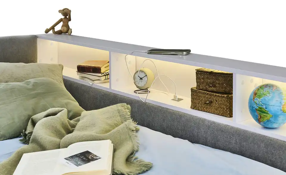 Polsterbett Uno, Detailansicht