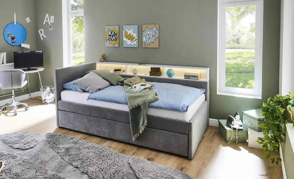 Polsterbett Uno, in Wohnsituation