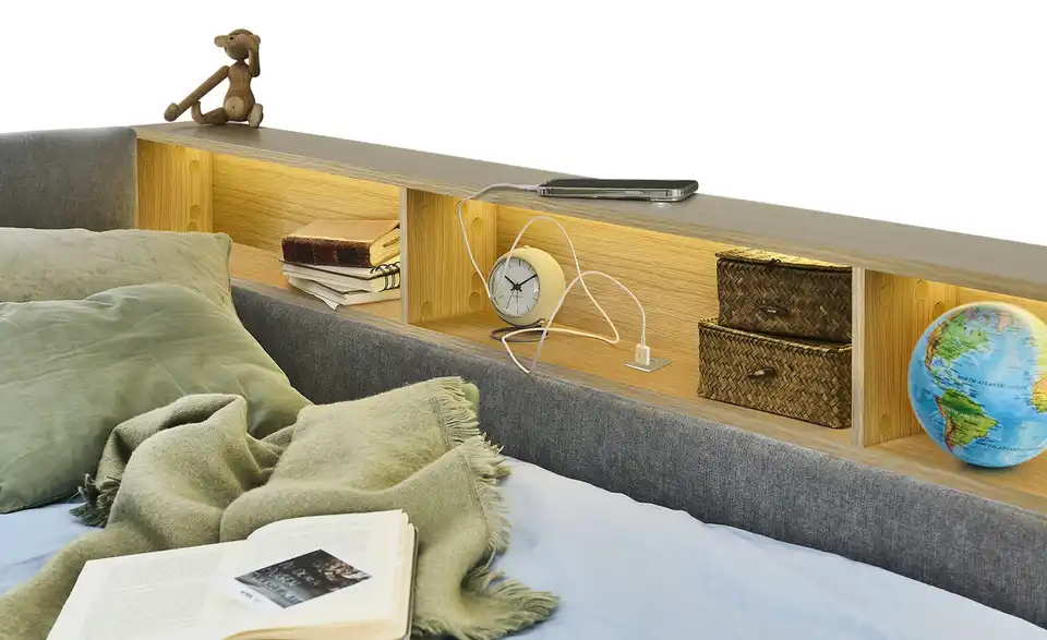 Polsterbett Uno, Detailansicht