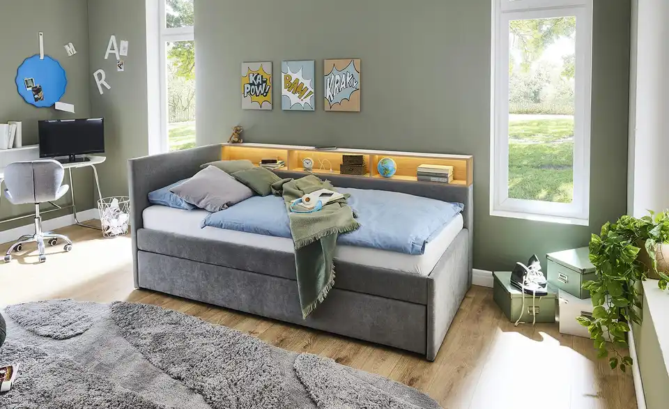 Polsterbett Uno, in Wohnsituation